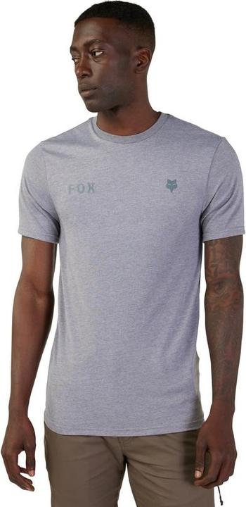 Actual product image Fox Tee 23 Wordmark Ss Tech Grey XL (XL)
