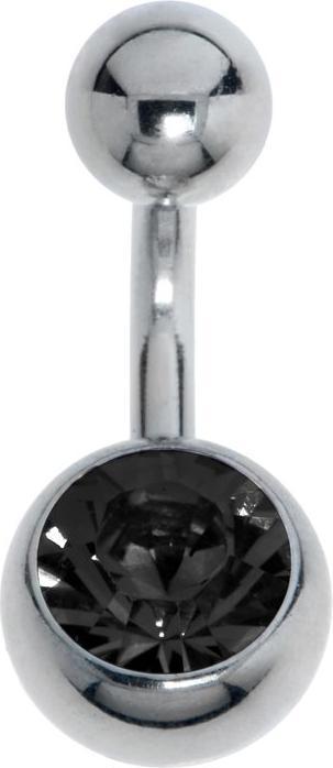 Bijouteria Bauchpiercing (Titan, Kristall)