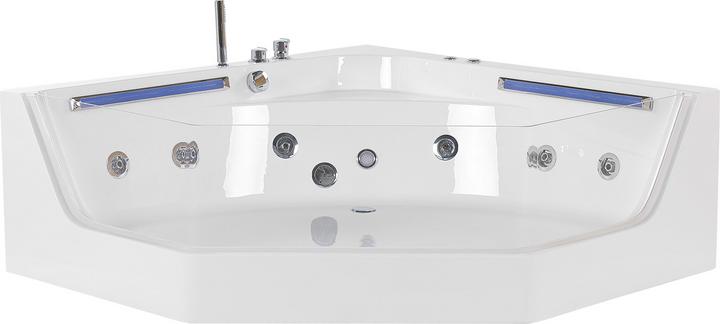 Produktbild Beliani Whirlpool Badewanne Eckmodell mit LED 211 x 150 cm CACERES (335 l, 211 cm, 150 cm)