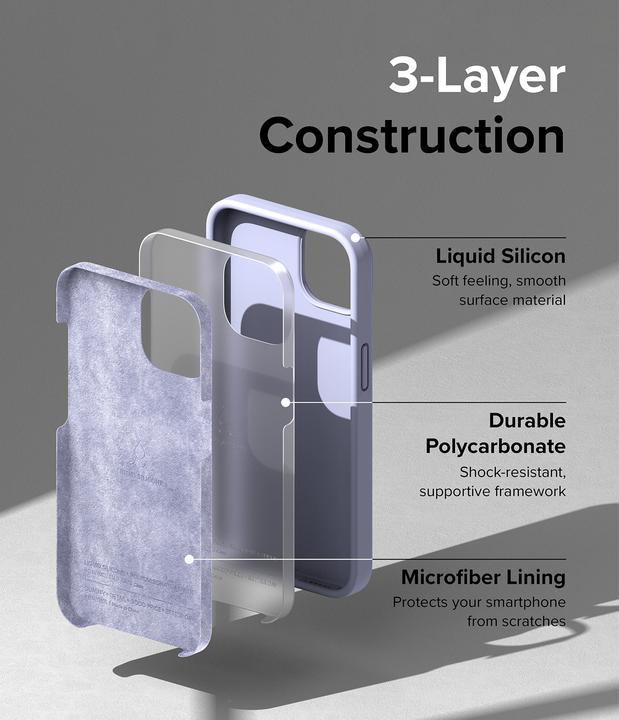 Image du produit Ringke Apple iPhone 14 Plus 6.7 "SILICONE LAVENDER (Apple iPhone 14 Plus)