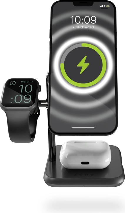 Actual product image Zens 4-in-1 MagSafe + Watch charger (45 W)