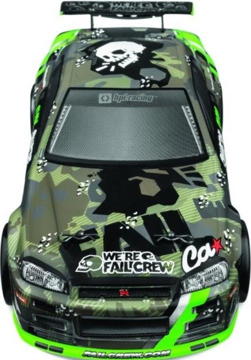 Produktbild HPI FAIL CREW NISSAN SKYLINE R34 GT-R PRINTED BODY (150MM)