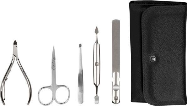 Produktbild Zwilling 97437-004-0 Classic Inox Etui aus Rindleder 5-teilig schwarz