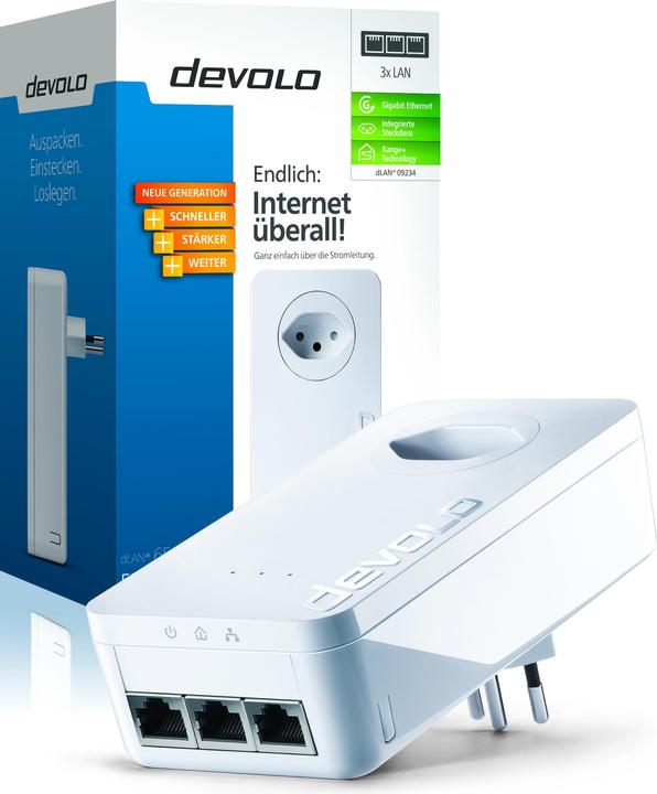 Produktbild Devolo dLAN 650 triple+ (600 Mbit/s)