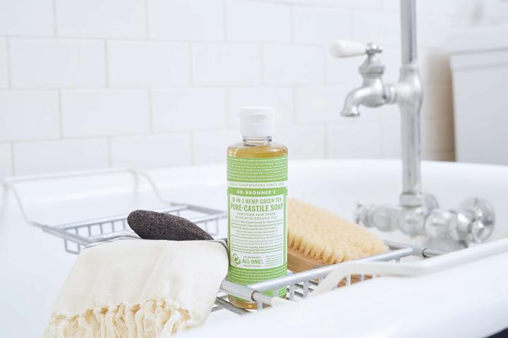 Actual product image Dr. Bronner's 18-in-1 natural soap (240 ml)