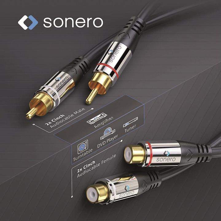 Actual product image Sonero Cinch audio cable (15 m, Extension)