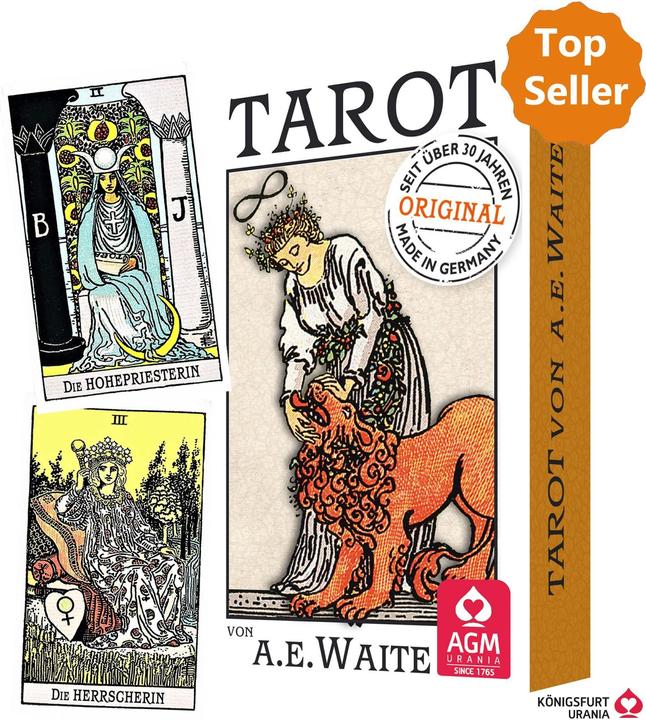 Actual product image Premium Tarot von A.E. Waite (German, Arthur Edward Waite, 2017)