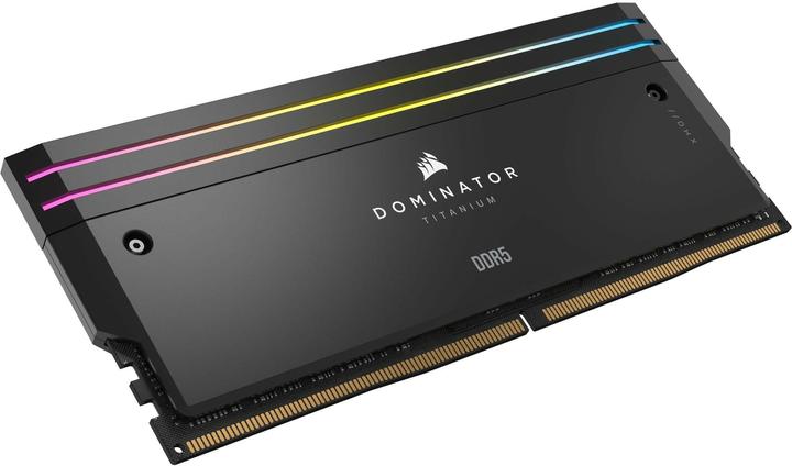 Actual product image Corsair DDR5, 6000MT/s 64GB 4x16GB DIMM, Unbuffered, 36-36-36-76, Std PMIC, XMP 3.0, DOMINATOR TITANIUM Blac (4 x 16GB, 6000 MHz, DDR5 RAM, DIMM)