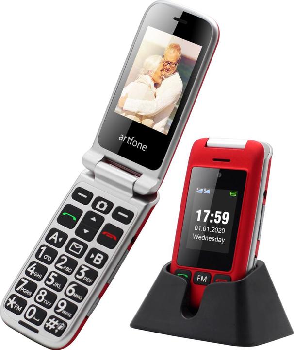 Actual product image Sponge Artfone C10 Flip Senior Phone (1.80", 2G)