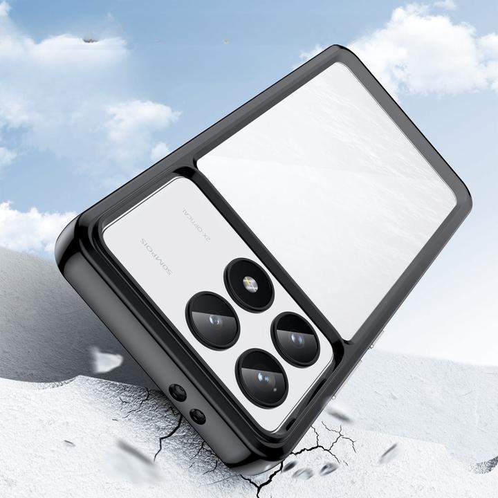 Productafbeelding Cover-Discount Xiaomi Poco F6 Pro - Beschermend acryl hoesje voor mobiele telefoon met opstaande rand (Xiaomi Poco F6 Pro)