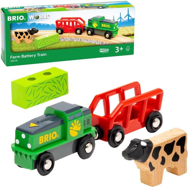 Actual product image Brio Farm Battery Train