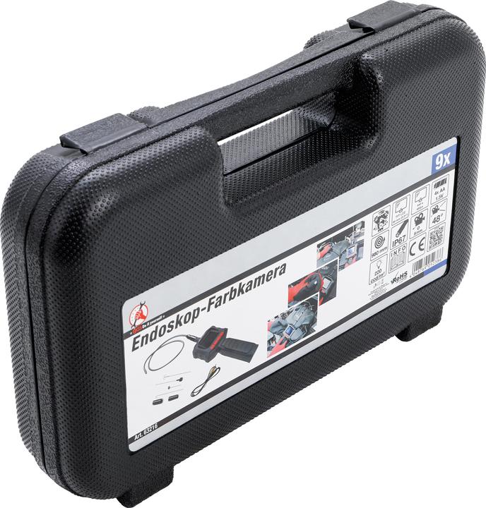 Image du produit BGS Endoscope couleur avec écran TFT Tête de caméra Ø 8 mm