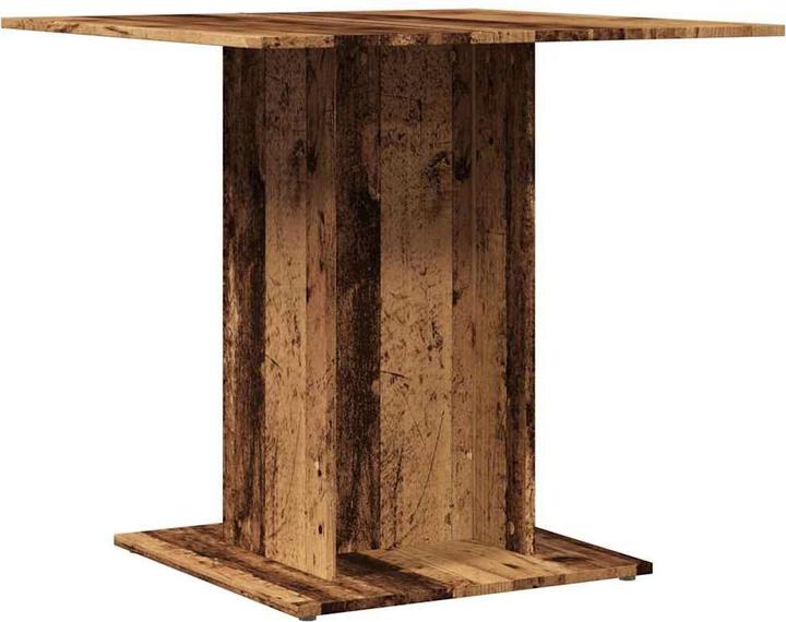Actual product image VidaXL Esstisch Küchentisch Esszimmertisch Speisetisch Tisch Altholz-Optik (80 x 80 x 75 cm)