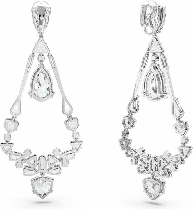 Immagine prodotto Swarovski Mesmera Orecchini Vari Tagli Lampadario Bianco (Metallo Swarovski)