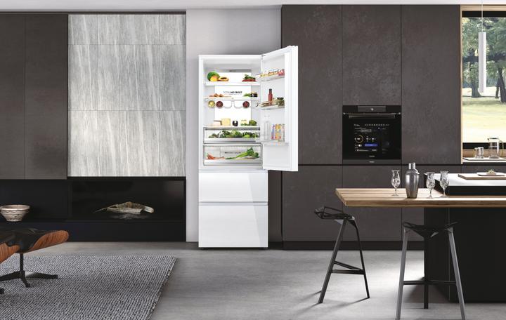 Immagine prodotto Haier 3D 70 Serie 7 HTW7720DNGW Freestanding 483 l D Platinum Acciaio inox (Struttura autonoma, 483 l)
