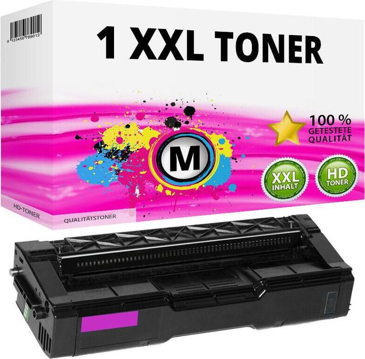 Druckfuxx 1x XXL Toner für Ricoh Aficio SP C250 sf dn C260 DNw C261 SFNw 407545