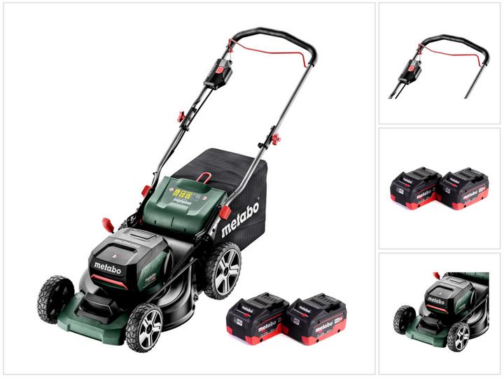 Metabo RM 36-18 LTX BL 46 Battery lawn mower 36 V ( 2x 18 V ) 46 cm Brushless + 2x battery 8.0 Ah - (Rechargeable battery operated)