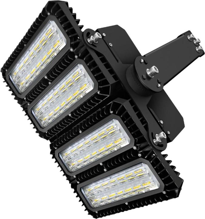 Isoled Proiettore LED 450W, 130x25° asimmetrico, variabile, dimmerabile DALI, bianco neutro, IP66 (IP66)