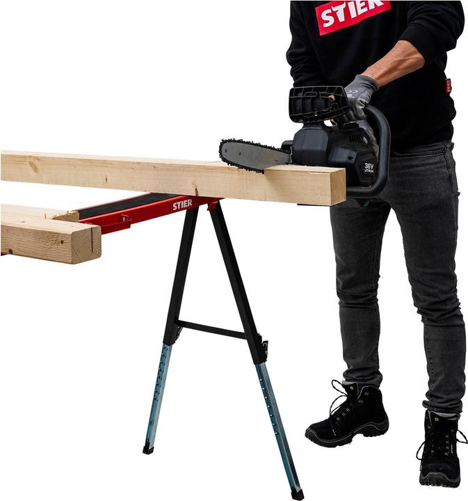 Immagine prodotto Stier Cavalletto da lavoro pieghevole (59 cm, 99.50 cm)