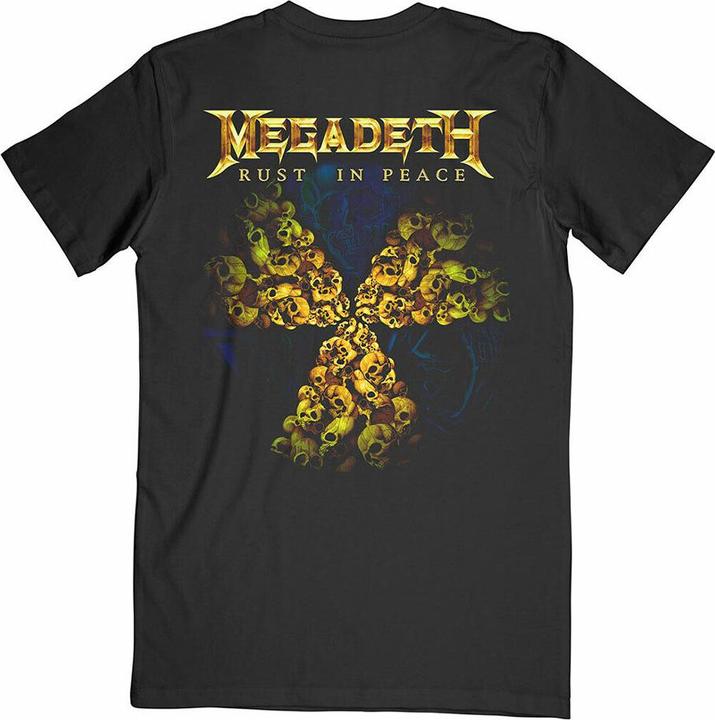 Produktbild Megadeth Erwachsene Rust In Peace 30. Jahrestag zurück drucken T-shirt (S)