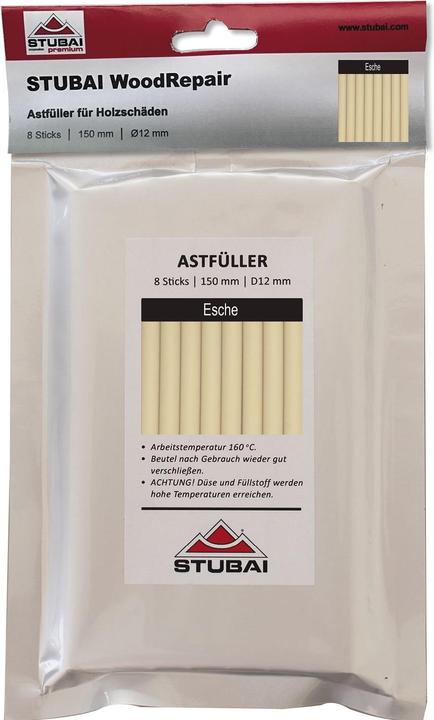 Actual product image Stubai WoodRepair Compact Bag, Ash, 8 sticks