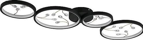 Actual product image Trio GROOVY LED CEILING 4 MATT B/G 642110432