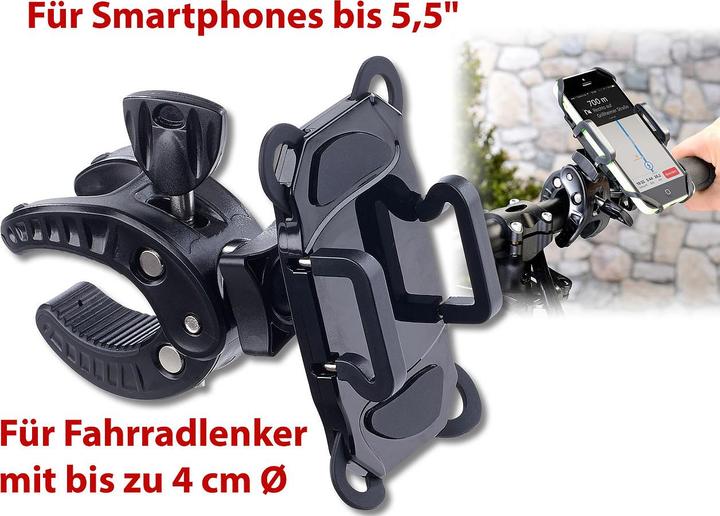 Actual product image Callstel Bike mount with rubber fixation for smartphones