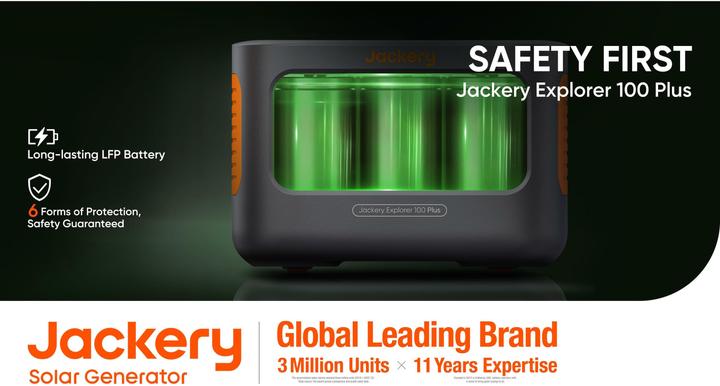 Actual product image Jackery Explorer 100 Plus (99 Wh, 0.97 kg)
