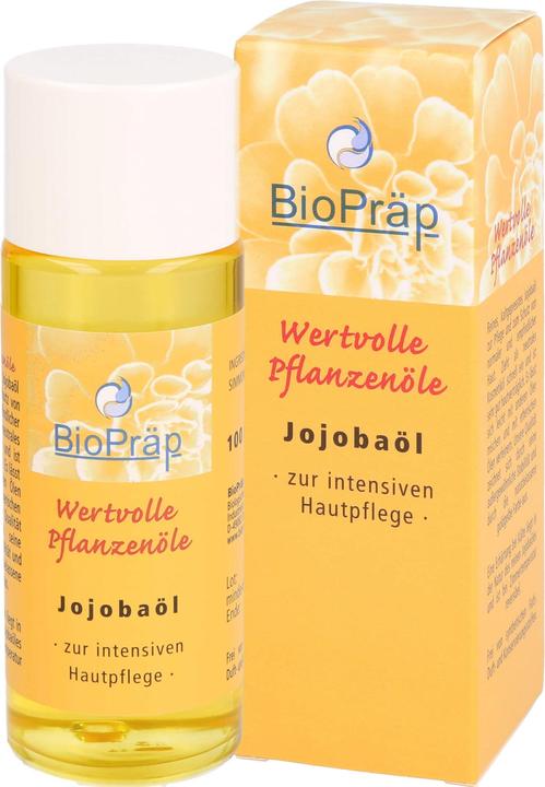Produktbild BioPräp Jojobaöl kalt gepresst Buxus chinensis, 100 ml Öl (Körperöl, 100 ml)