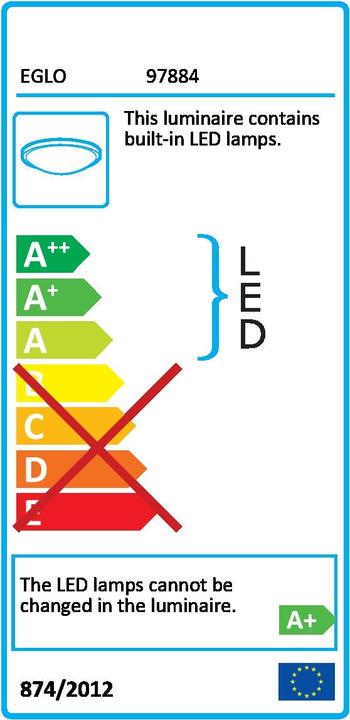 Energy Label EGLO Frania (1600 lm)