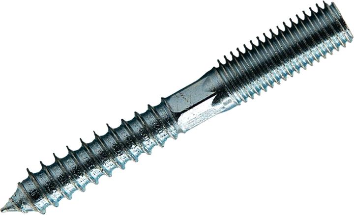 Produktbild Krafter Stockschrauben, Stahl verzinkt M10 x 80 mm, 2 Stück (2 Schrauben pro Stück)