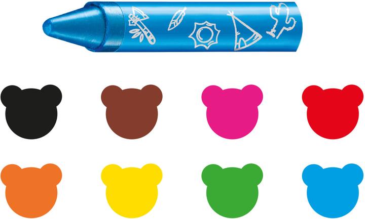 Produktbild Carioca Wachsmalstifte (Mehrfarbig, Multicolor, multicolour, 8 x)