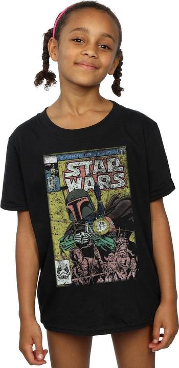 Immagine prodotto Star Wars Boba Fett Comic Maglietta Ragazze (140, 146)