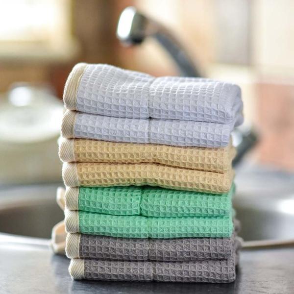 Actual product image Jungle Culture Reusable dishcloths - white - 100% organic sisal/cotton cloth