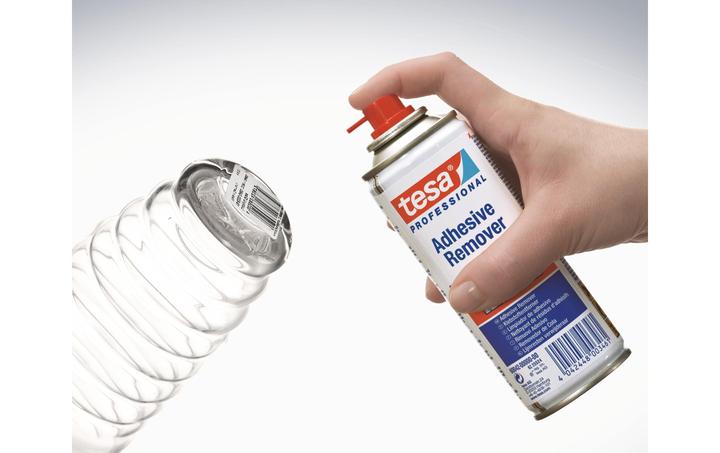 Produktbild tesa ADHESIVE REMOVER Klebstoffentferner Spray, entfernt Klebereste, 200ml Dose