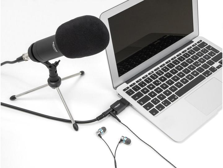 Image du produit Delock Carte son externe USB avec connecteur USB-A vers 2 x 3,5 (USB)