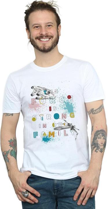 Image du produit Star Wars - T-shirt FORCE FAMILY - Homme (L)