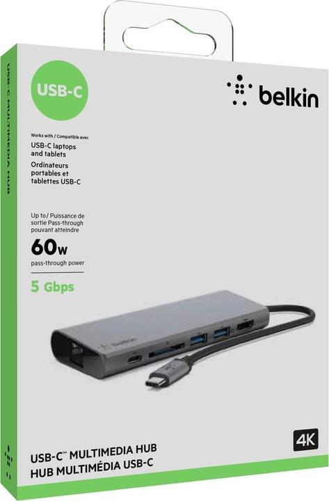 Image du produit Belkin Multimédia (USB-C, USB-A, 1 Ports)