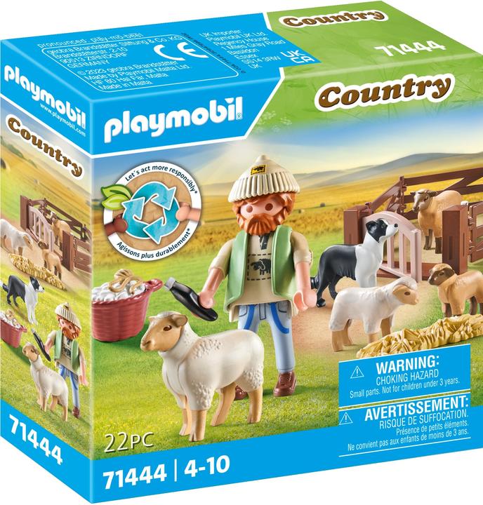 Produktbild Playmobil Junger Schäfer mit Schafen (71444, Playmobil Country)