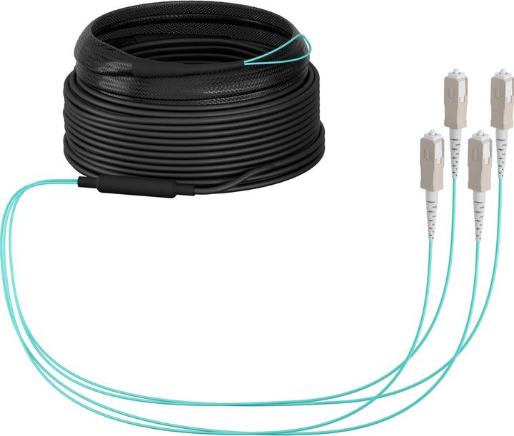 Produktbild EFB Elektronik Trunkkabel U-DQ ZN BH OM3 4G 1x4 SC-SC 30m Dca LSZH (30 m)