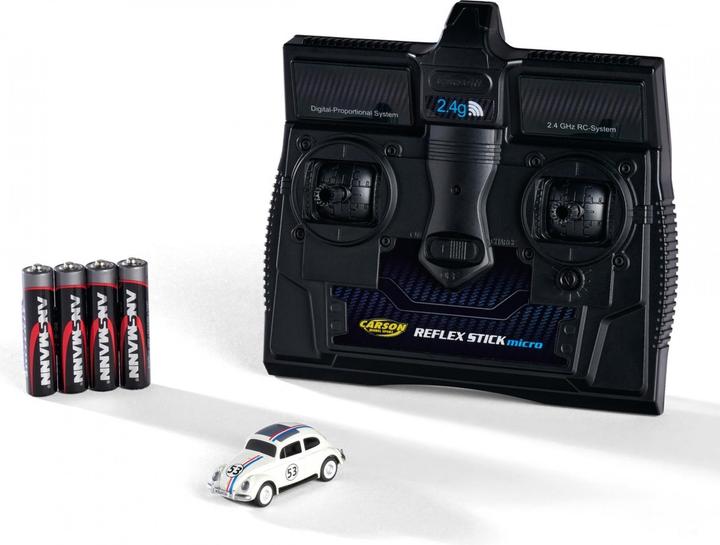 Actual product image Carson 1:87 VW Beetle Rallye 2.4G 100% RTR (RTR Ready-to-Run)
