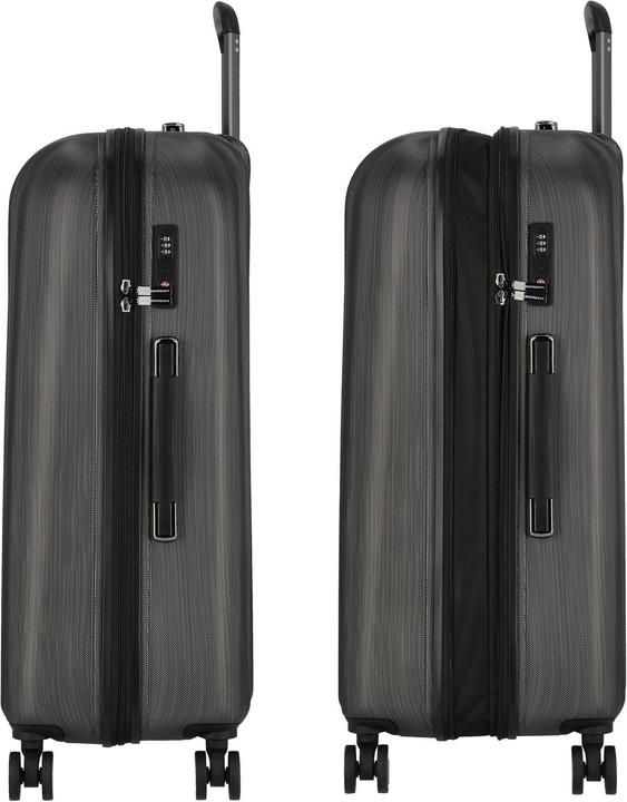 Actual product image Polestream Moonrock 4 Rollen Trolley 78 cm mit Dehnfalte (101 l, XL (from 140l))