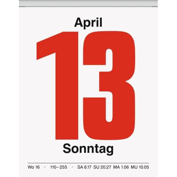 Productafbeelding Scheurkalender 98x142mm 2025 (Duits)