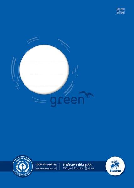 Produktbild Staufen 10 ® Heftumschläge green blau Papier DIN A4 (A4)