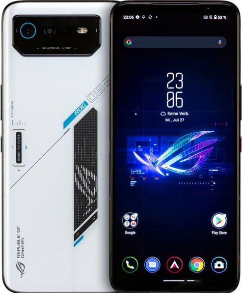 ASUS ROG Phone 6 (256 GB, Storm White, 6.78", Dual SIM, 50 Mpx, 5G)
