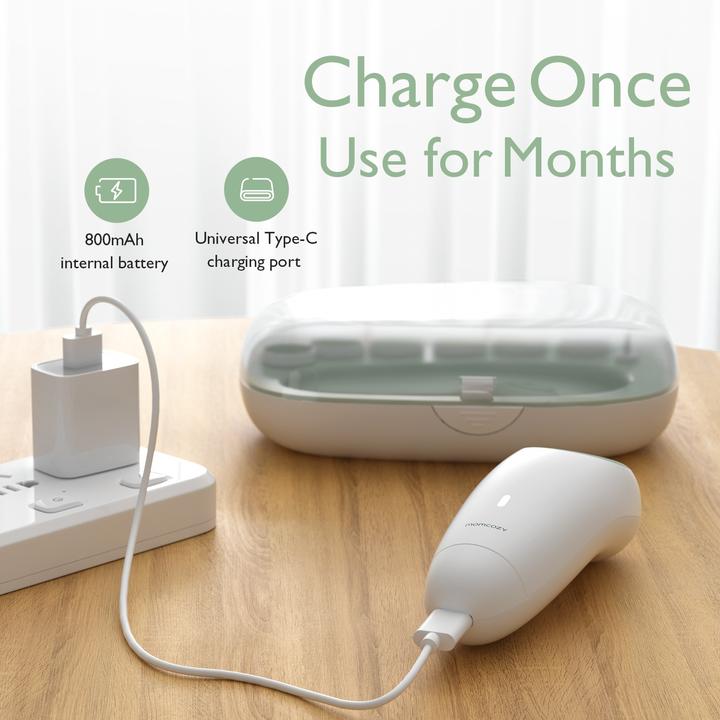 Actual product image Momcozy Baby Nail File Electric