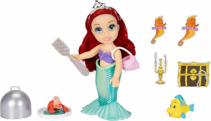 Produktbild Jakks Pacific Disney Princess 6 Inch Petite Doll with Extra Fashion & Accessories Sea to Land Ariel