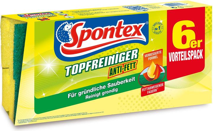 Produktbild Spontex Topfreiniger Anti-Fett 6er Pack
