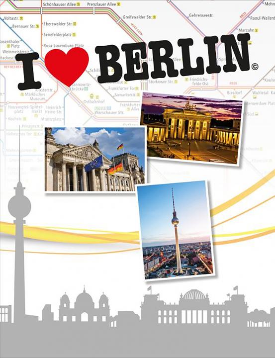 Actual product image Idena Folder A4 I Love Berlin FSC Mix (A4, 40 mm)