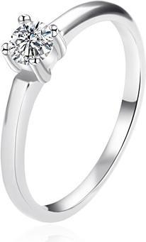 Image du produit Agato - Charming silver ring with zircon AGT-R05W - Circuit: 58 mm (58)